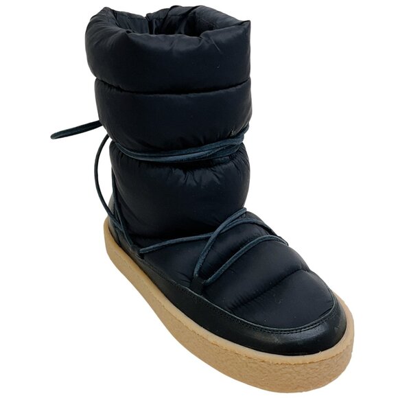 Isabel Marant Black Nylon Zimlee Snow Boots - Picture 1 of 7